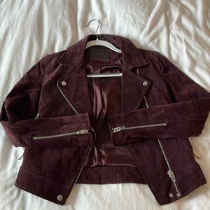 BLANKNYC suede Moto jacket